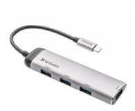 Verbatim USB-C - 4x USB 3.0 1x USB-C - 1192940 - zdjęcie 1